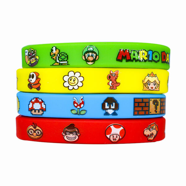 Pulseras Decorativas10 unidades Mario Bros