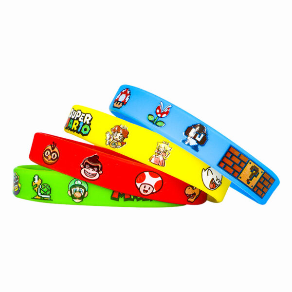 Pulseras Decorativas10 unidades Mario Bros - Imagen 2