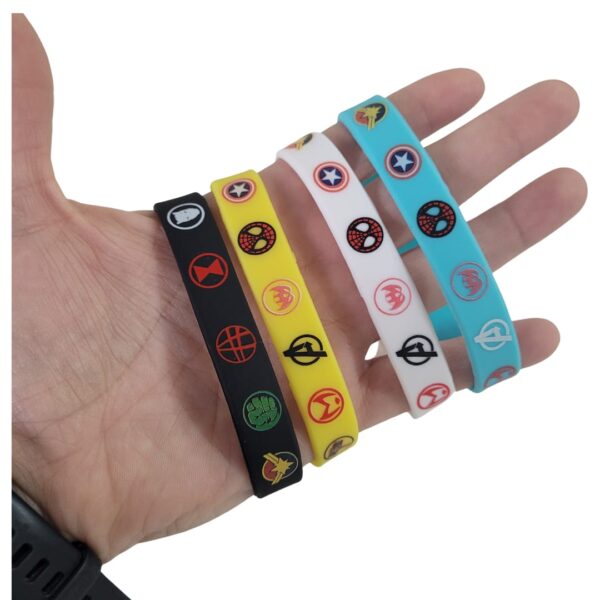 Pulseras Decorativas10 unidades Avengers - Imagen 2
