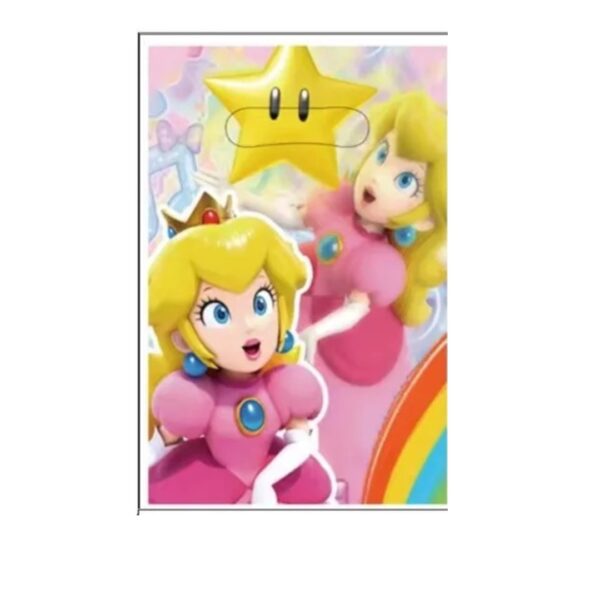 Bolsas Dulceras 10 unidades para Cumpleaños Princesa Peach (Mario Bros)