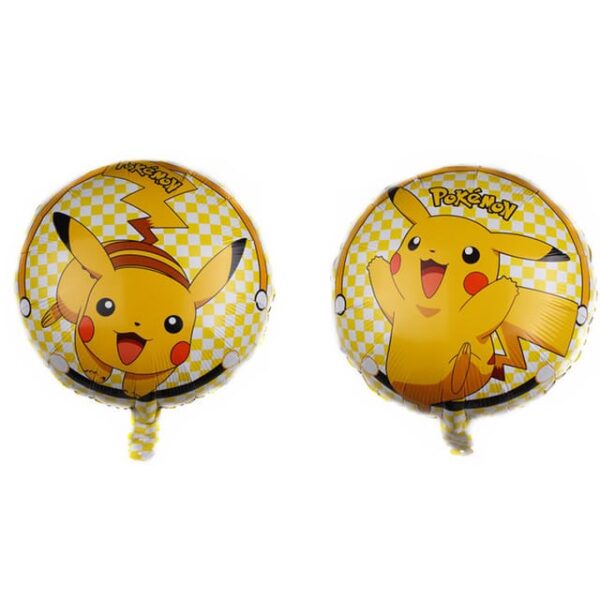 Set Globos Aluminio Pokémon 8 piezas Cumpleaños - Imagen 2