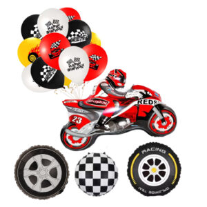 Set Globos Aluminio Moto cross Cumpleaños