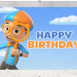 Fondo Telón Decorativo Blippi