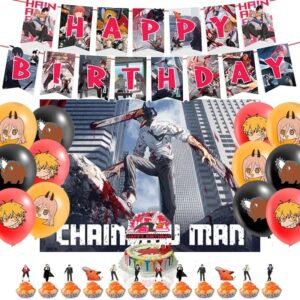 Set Decorativo con Telon Chainsaw Man