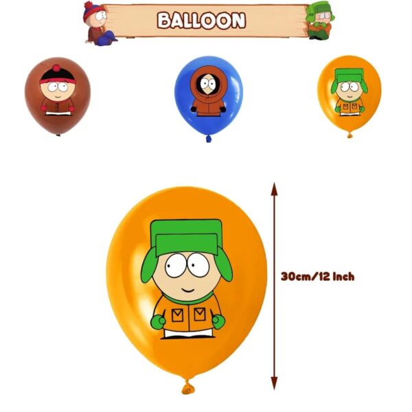 Set Globos Decorativo con Telón South Park - Imagen 3