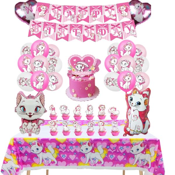 Set Decorativo + Mantel Gatita Marie