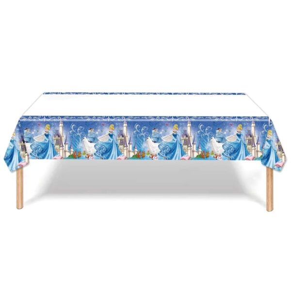 Mantel Decorativo para Cumpleaños La Cenicienta (Princesas Disney)