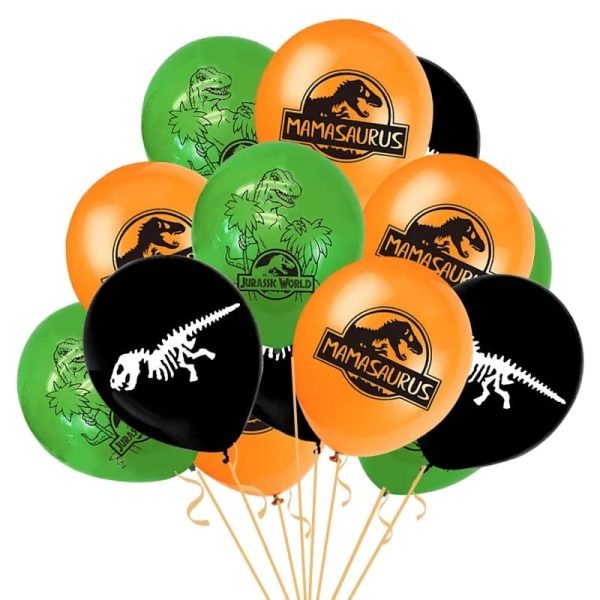 Globos Cotillón Decorativo Cumpleaños Dinosaurios modelo 2 - Imagen 4