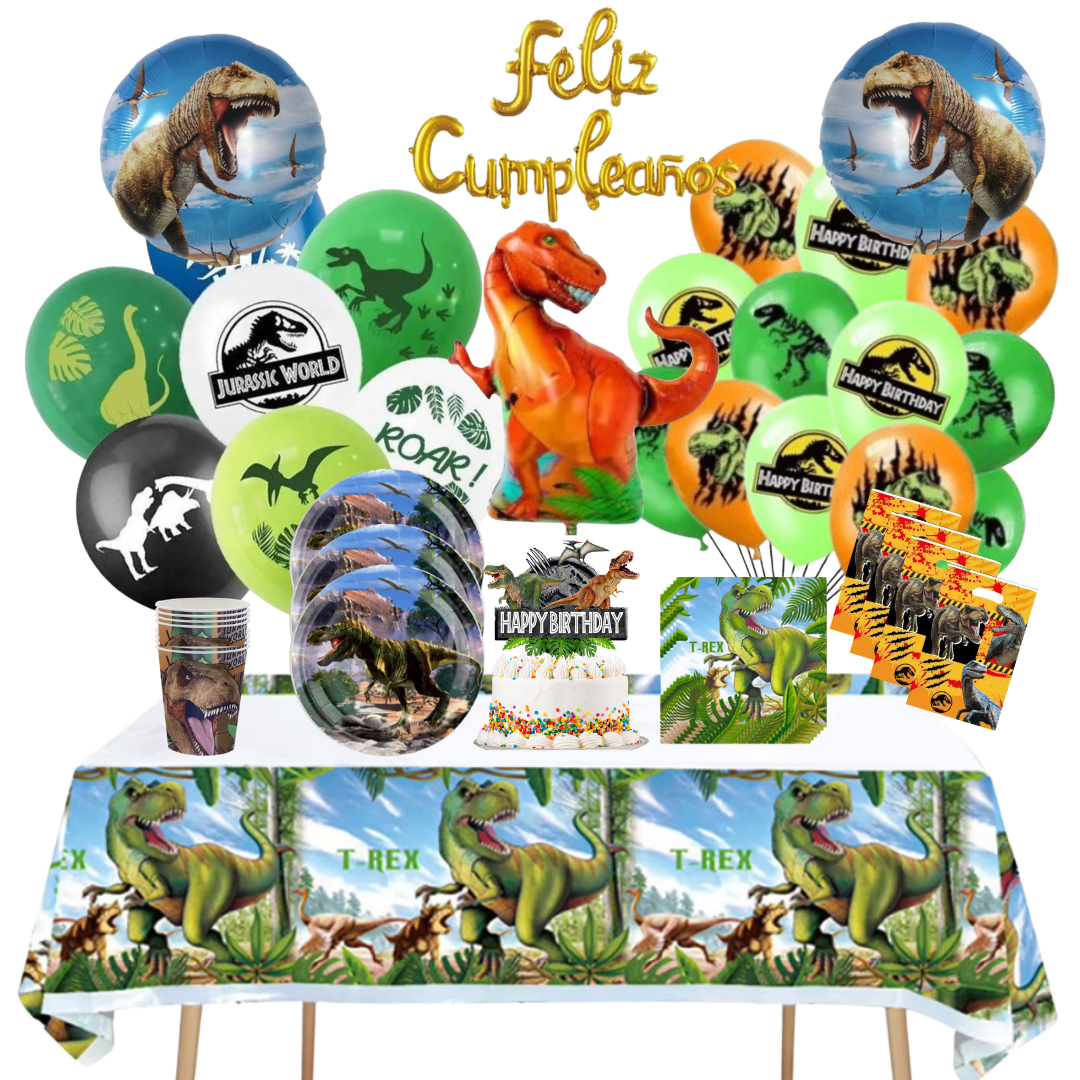 Cotillón globos Decorativo Dinosaurios