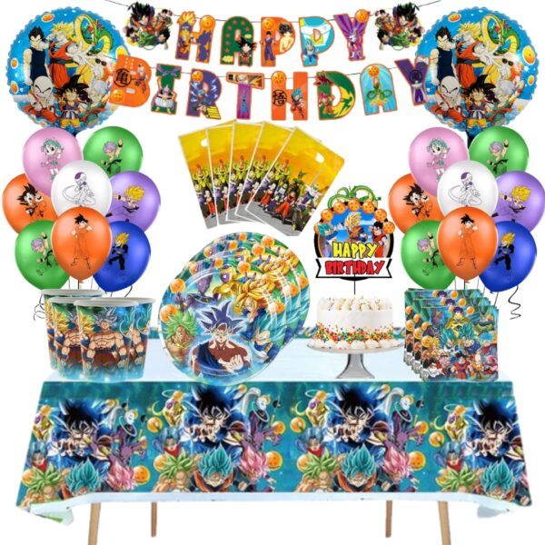 Globos Cotillón Decorativo Cumpleaños Dragon Ball mod 3