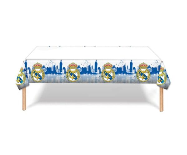 Mantel Decorativo Cumpleaños Real Madrid futbol