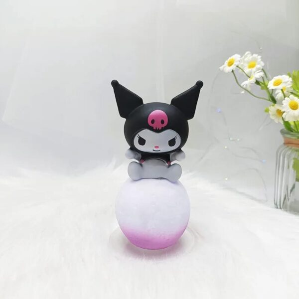 Lampara Kuromi con luz nocturna