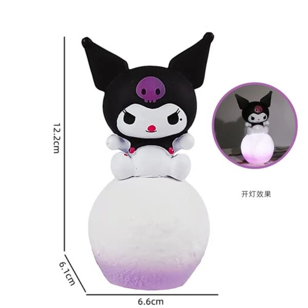 Lampara Kuromi con luz nocturna - Imagen 2