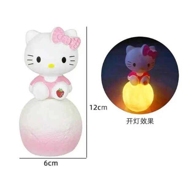 Lampara Hello Kitty con luz nocturna
