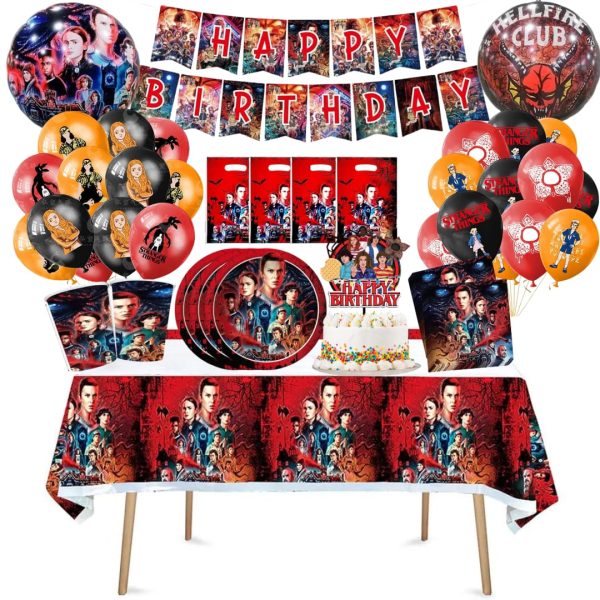 Globos Cotillón Decorativo Cumpleaños Stranger Things