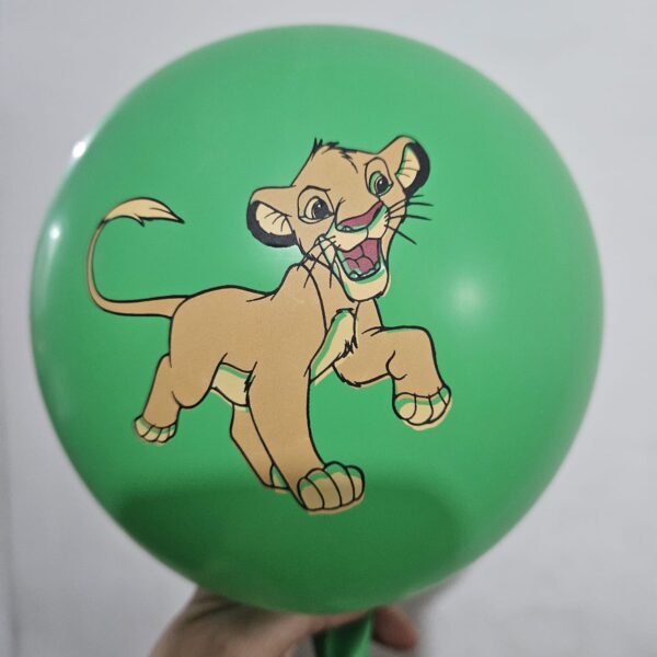 Pack 12 Globos Látex Rey León - Imagen 3