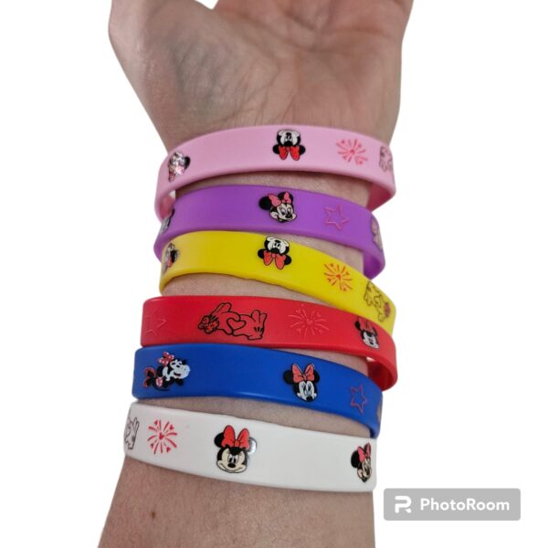 Pulse ras Decorativa10 unidades Cumpleaños Minnie Mouse