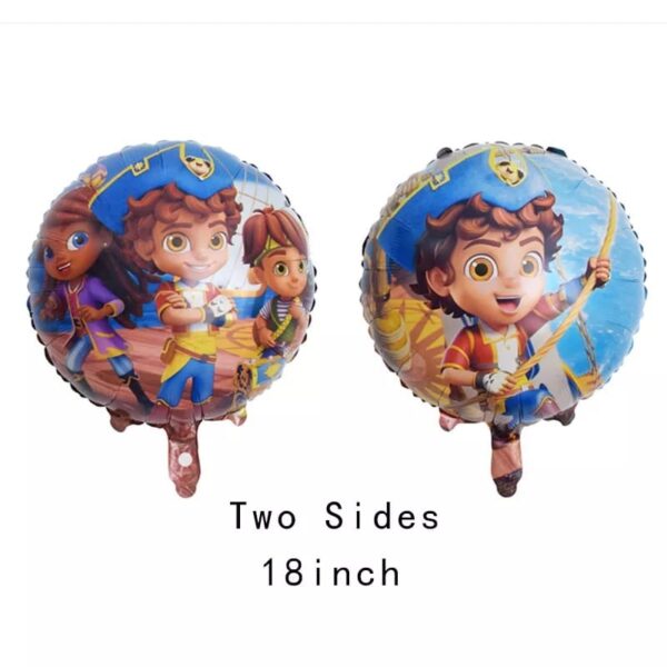 Set Globos Aluminio Santiago de los mares 5 piezas - Imagen 3