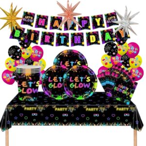 Cotillón globos Cumpleaños Flúor Neón