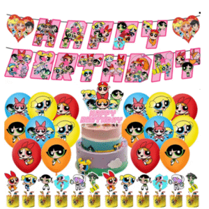 Set Decorativo con globos Las Chicas Superpoderosas