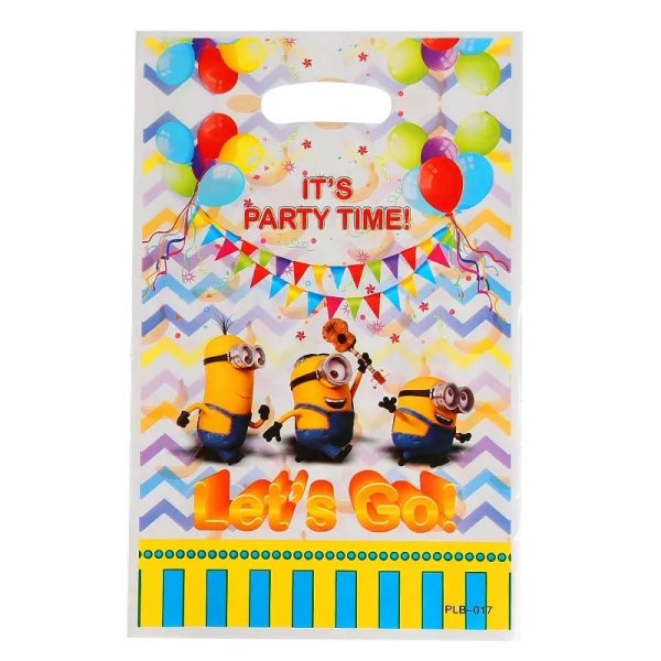 Bolsas Dulceras 1o unidades Cumpleaños Minions mod 2