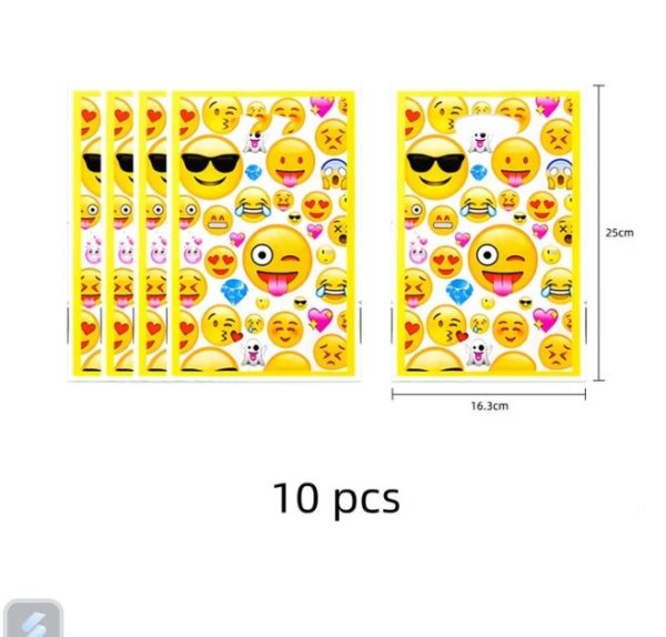 Bolsa Dulcera 10 unidades Cumpleaños Emojis