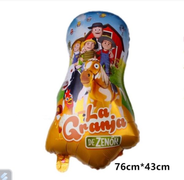 Set Decorativo Para Cumpleaños La Granja de Zenón (Animales de la Granja) - Imagen 4