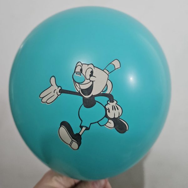 Pack 12 Globos Látex Cuphead - Imagen 4