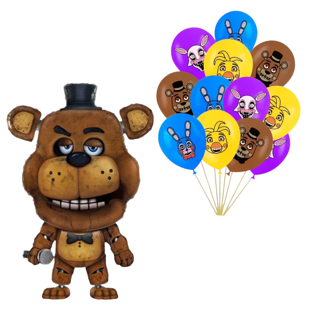 Set Globos Five Nights at Freddýs ( Fnaf)