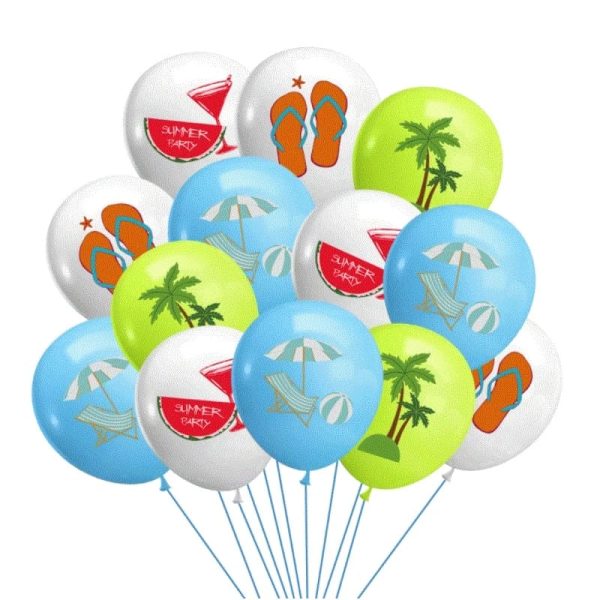 Pack 12 Globos Látex Pool Party