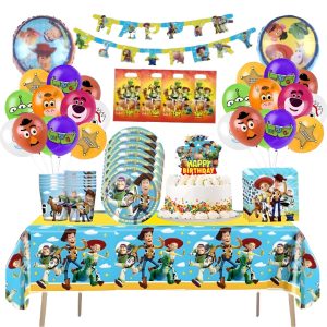 Cotillón Globos Decorativos Cumpleaños Toy Story