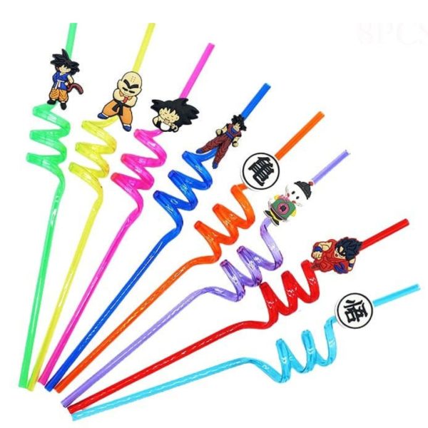 Bombilla Decorativa 10 unidades Reutilizable Cumpleaños Dragon Ball
