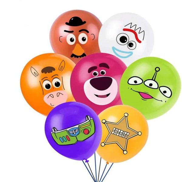 Pack 12 Globos Látex Toy Story