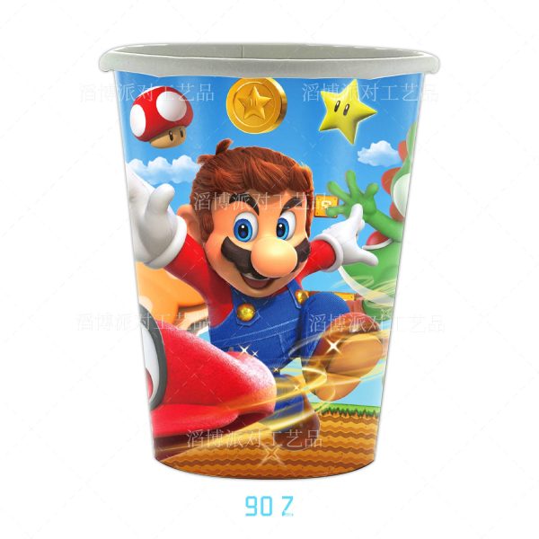 Cotillón Globos Decorativo + Fondo telón Cumpleaños Mario Bros - Imagen 7