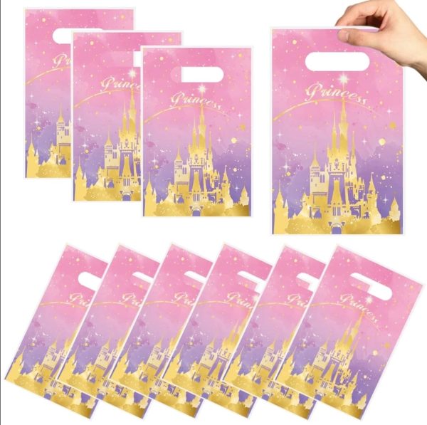 Bolsas Dulceras 10 unidades Cumpleaños Princesas Disney