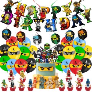 Set Decorativo Cumpleaños Ninjago