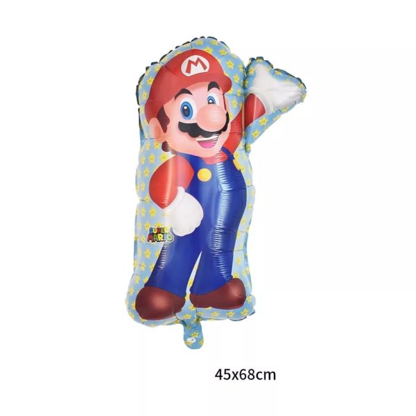 Cotillón Globos Decorativo + Fondo telón Cumpleaños Mario Bros - Imagen 10