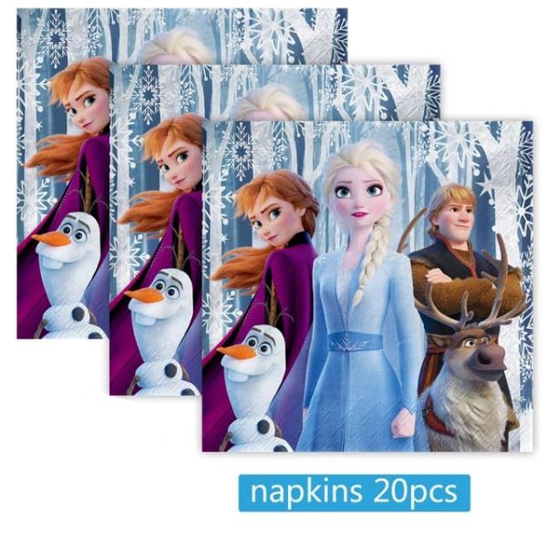 Cotillón Globos Decorativo + Fondo Telón Cumpleaños Frozen - Imagen 8