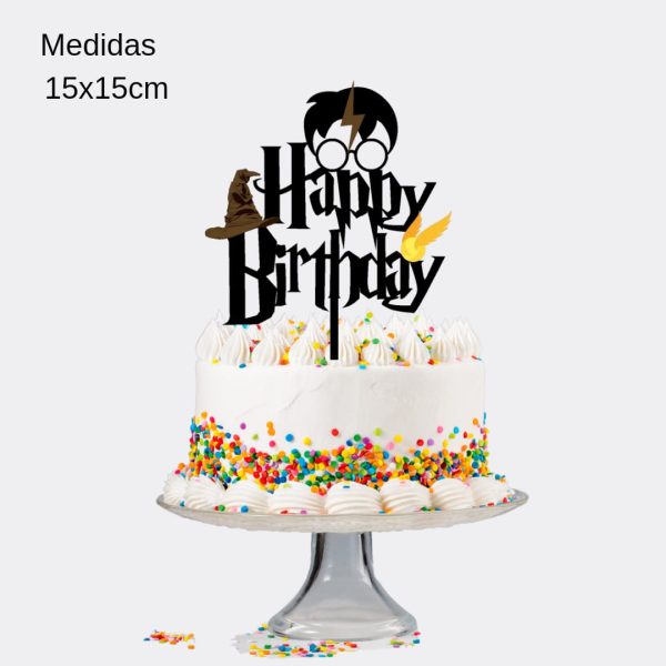 Cotillón Globos Decorativo + Fondo Telón Cumpleaños Harry Potter - Imagen 4