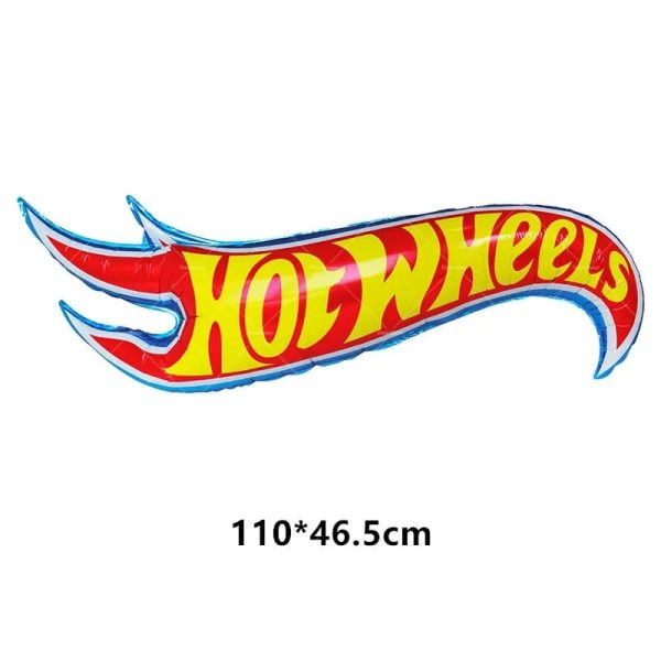 Cotillón Globos Decorativo + Fondo Telón Cumpleaños Hotwheels - Imagen 10