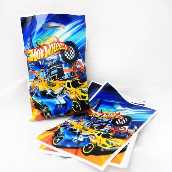 Cotillón Globos Decorativo + Fondo Telón Cumpleaños Hotwheels - Imagen 9