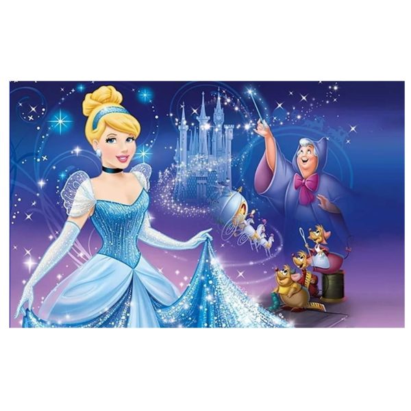 Cotillón Globos Decorativo + Fondo Telón Cumpleaños Cenicienta (princesa Disney) - Imagen 8