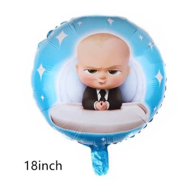 Set Decorativo + Banderín Cumpleaños Jefe en pañales - Imagen 2