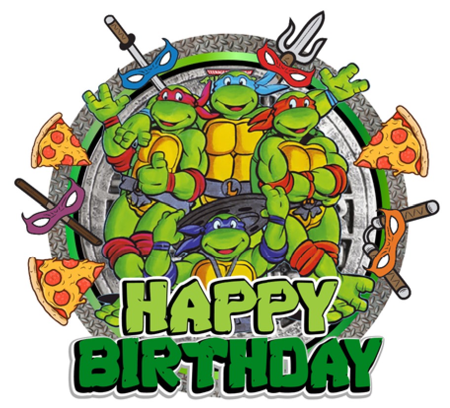 Topper para Torta de Cumpleaños Tortugas Ninja – Tu Fiesta a un Click