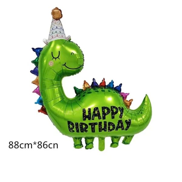 Globo Aluminio Decorativo Cumpleaños Dinosaurio bebe