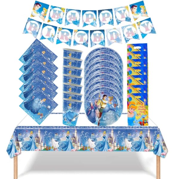 Cotillón Decorativo Cumpleaños La Cenicienta (Princesa Disney)