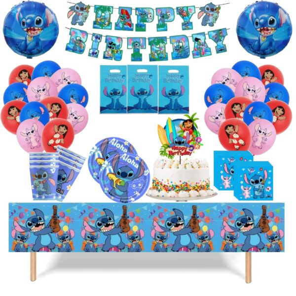 Globos Cotillón Decorativo Cumpleaños Lilo & Stich