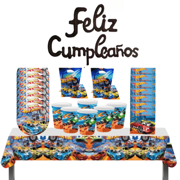 Cotillón Decorativo Hotwheels