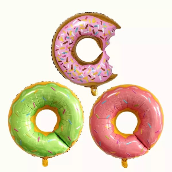 Set Globos Aluminio Donas 3pzas