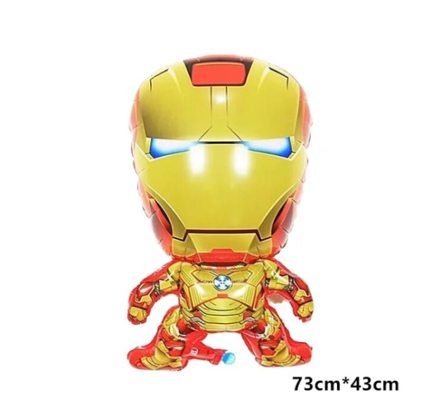 Set Decorativo Globos con Banderin y toppers IronMan - Imagen 5
